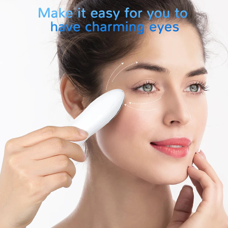 Eye massage introducer lightens dark circles eye bags
vibration heats
