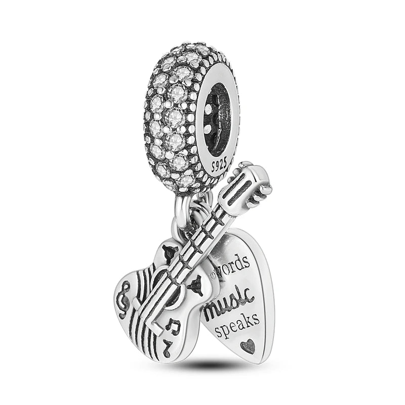 925 Sterling Silver
Headphone Game Console Pendant Bracelet Charms
Fit Bangle For Women Jewelry Party Fine Gifts DIY Accessories