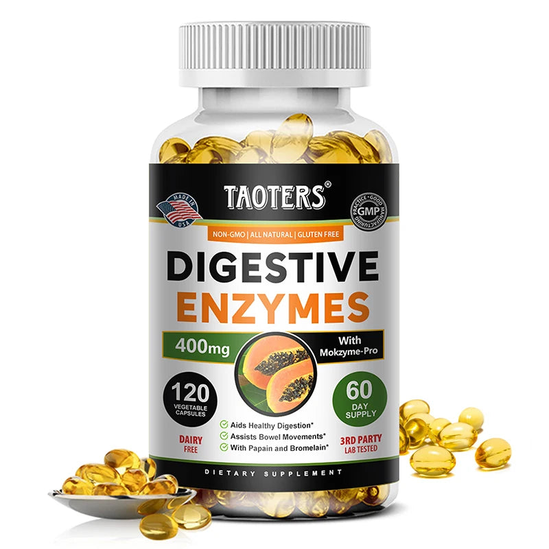 Digestive enzyme supplements Immune system support and healthy digestion
