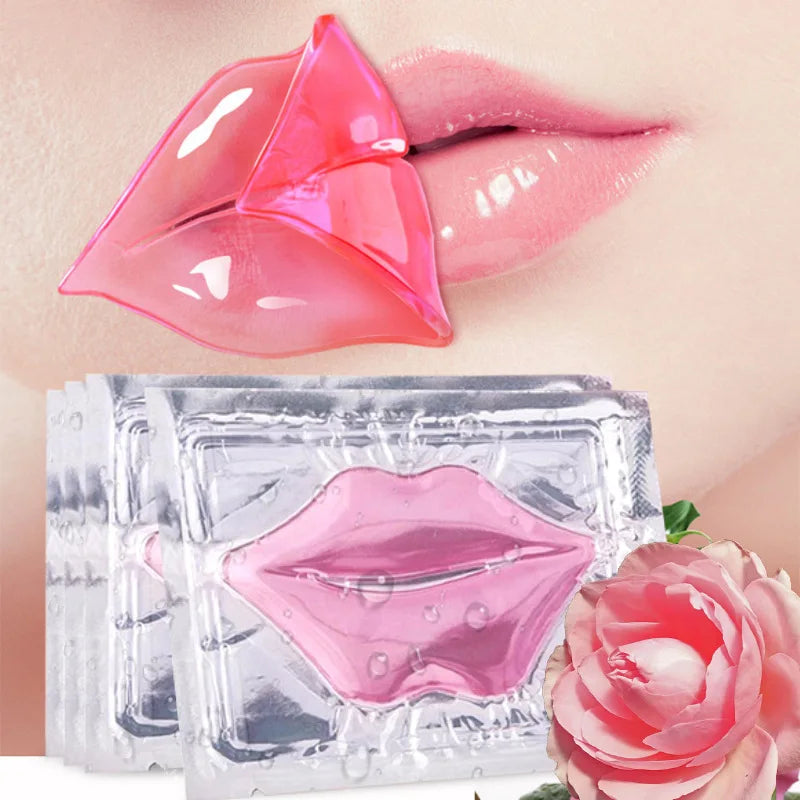 10 pairs Collagen Lip Mask Moisturizing Firming Nourishing Labial Moisturizer Gel Pads