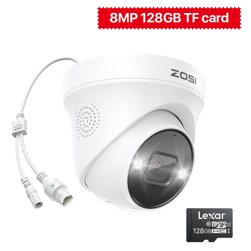 Dome PoE Camera Outdoor 2-Way Audio