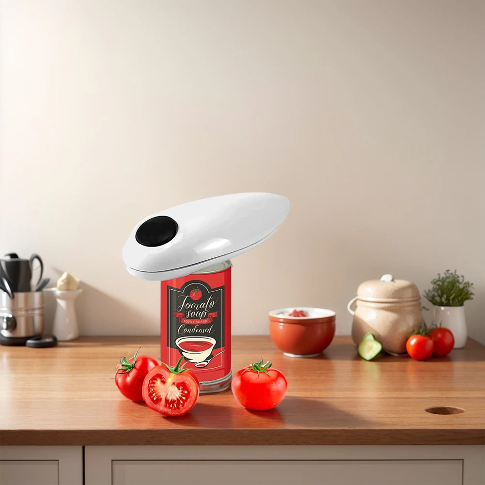 Electric Can Opener Hands Free Bottle Opener Battery Operated Tin Opener