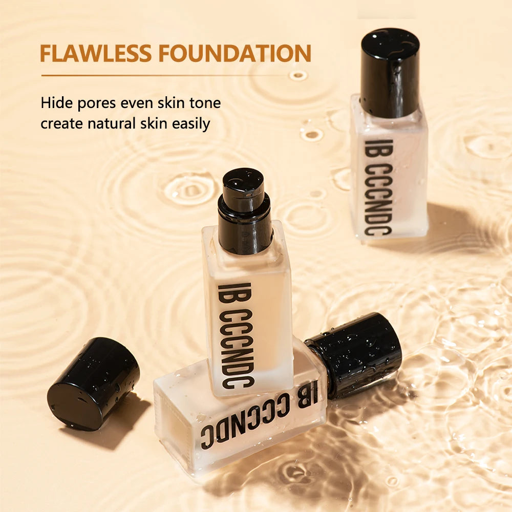 Flawless All Day 6 Color Waterproof Concealer Foundation Full Coverage Long Lasting Moisturizing