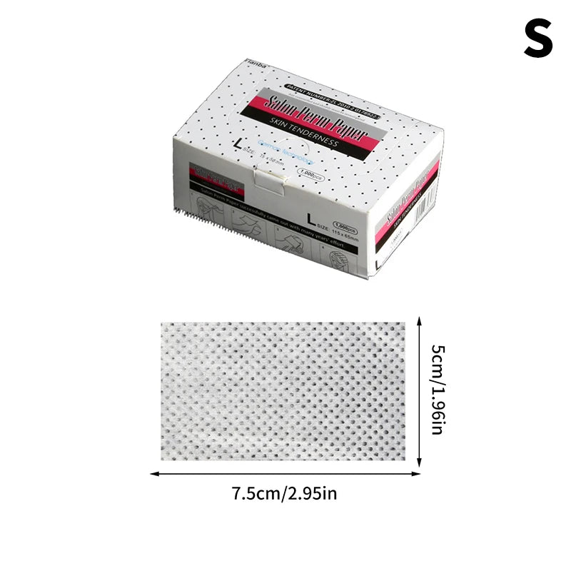 S/M/L/XL 1000 Sheets Thin Perm Papers Heat Resistant \
Blanching Papers Salon Disposable Perm Paper