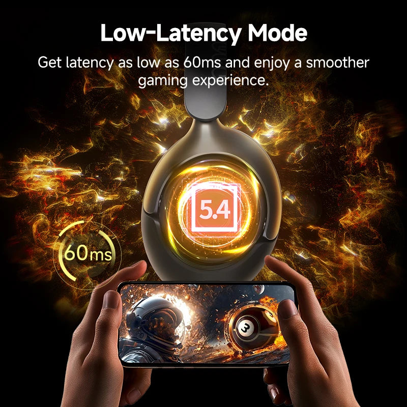 Pro ANC Wireless Headphone 50dB Noise Canceling Hi-Res Spatial Audio Earphone with LDAC Bluetooth 5.4 Over Ear Headset