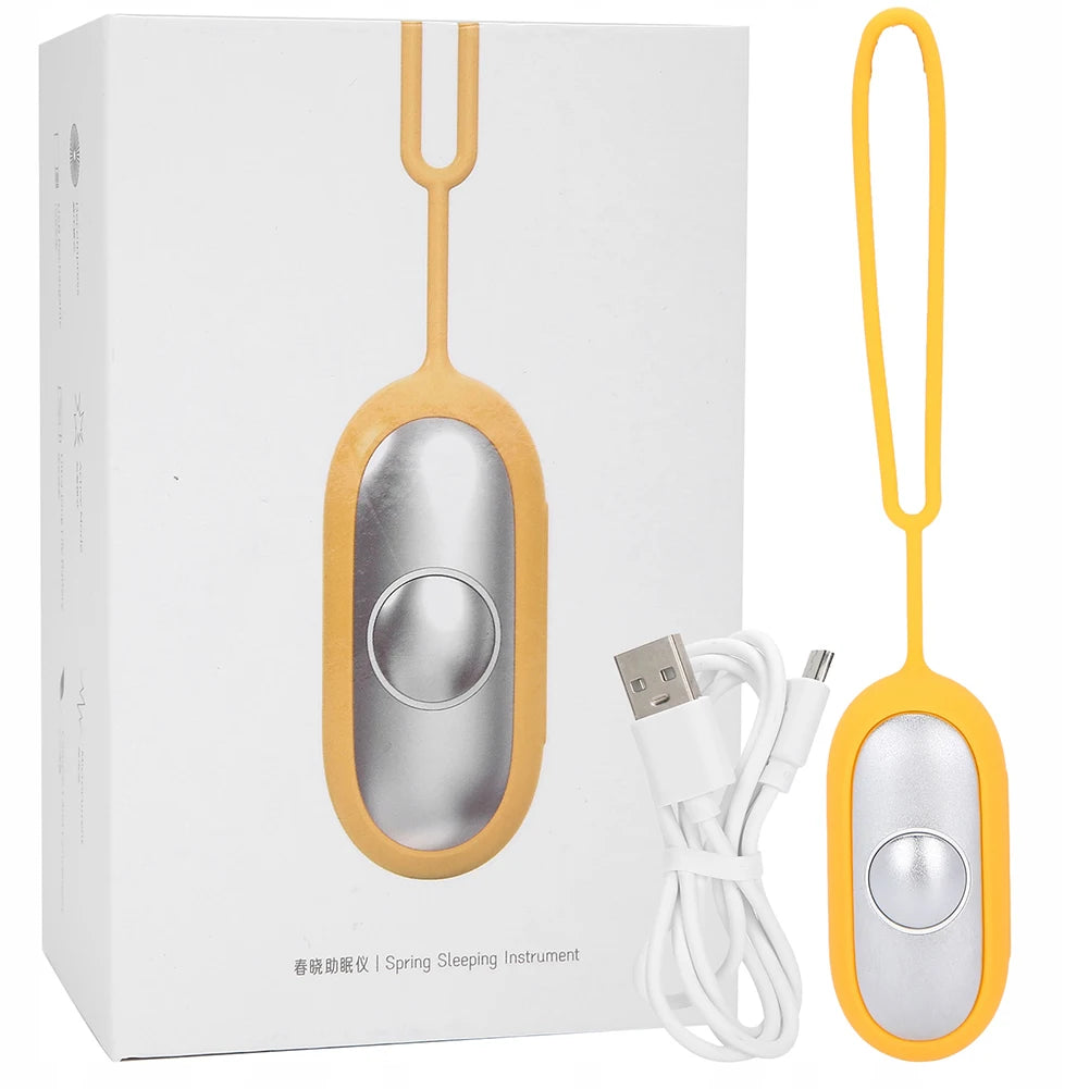 Handheld Micro-Current Instrument Improve Deep Sleep
Holding Sleep Device Lightweight Sleeping Device for Insomnia Brain Massage