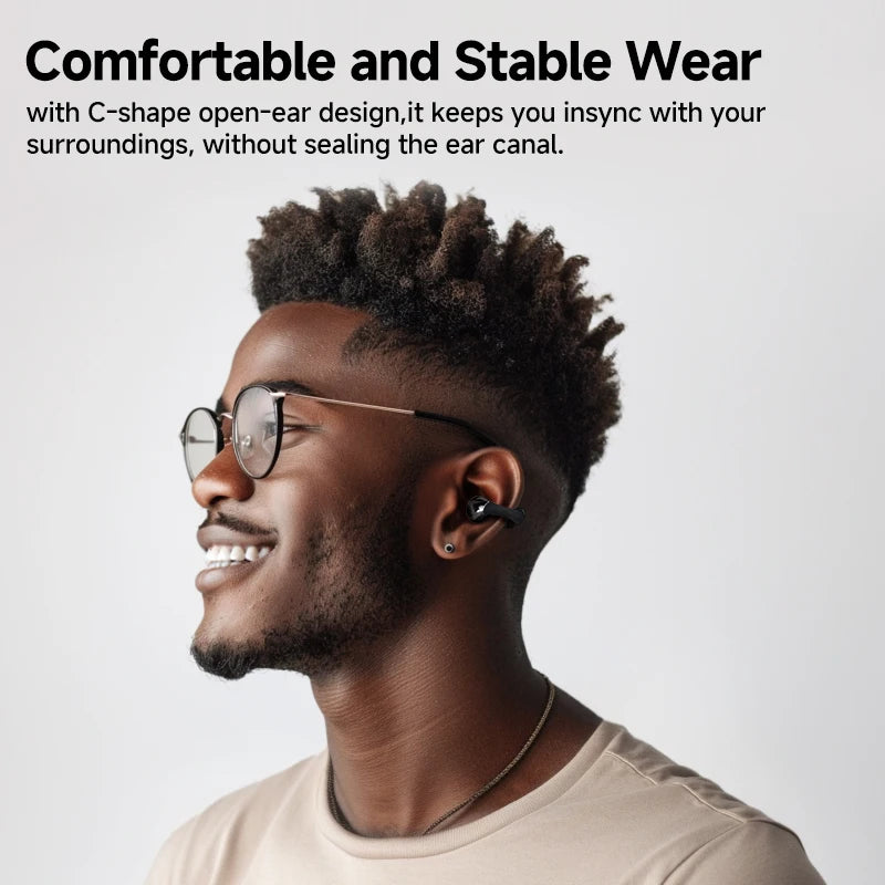 QCY Crossky C30 Wireless Earphones Bluetooth 5.4
Ear clip TWS Sports Earbuds Open Ear Earclip Dual-Connection Headphone
