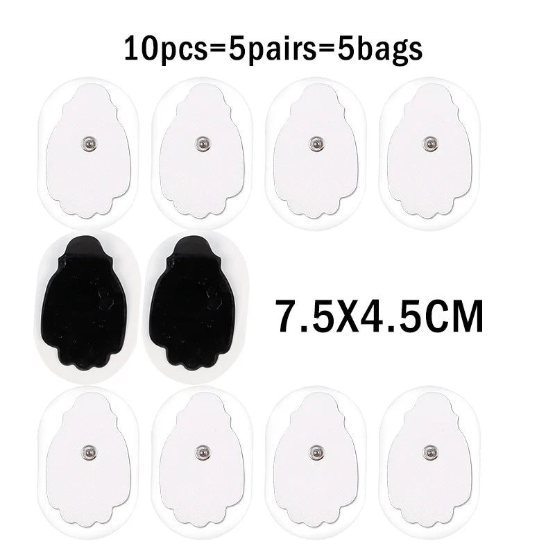 10/20Pcs High Quality Nerve Stimulator Silicone Gel Electrode Pads
for Tens Electrodes Digital Therapy Machine Body Massage Tool
