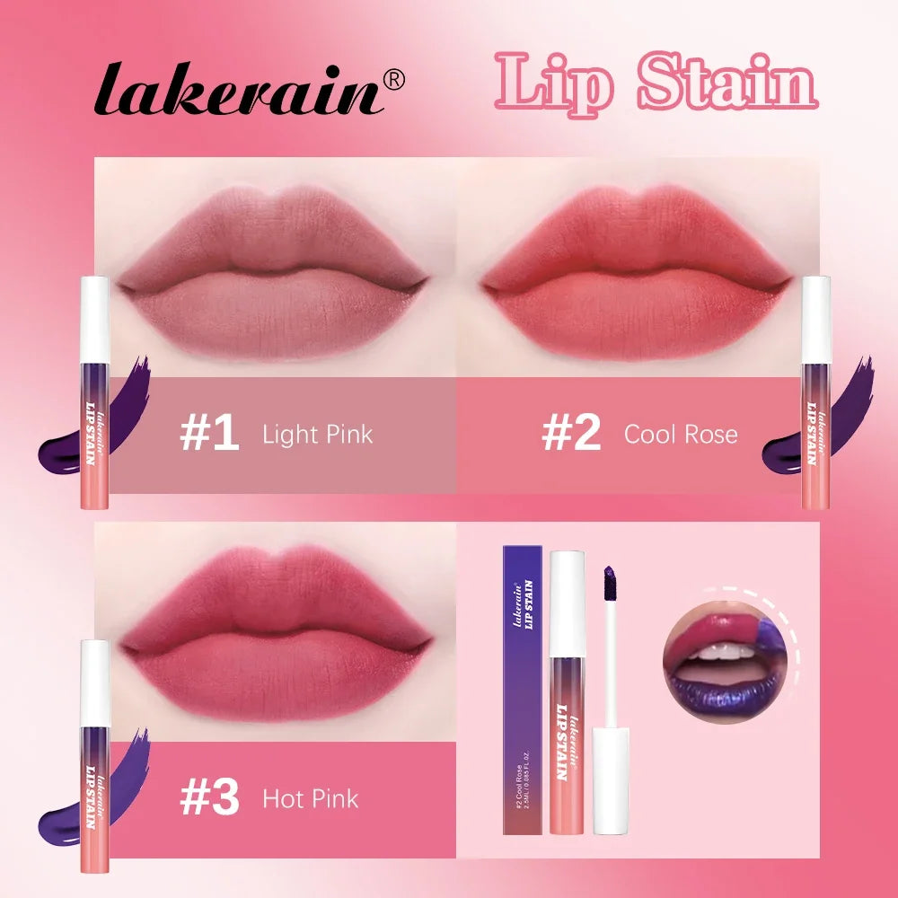 Metallic Tear-Off Lip Stain Matte Tattoo Dyed Lip Tint Peel-Off Liquid Lipstick