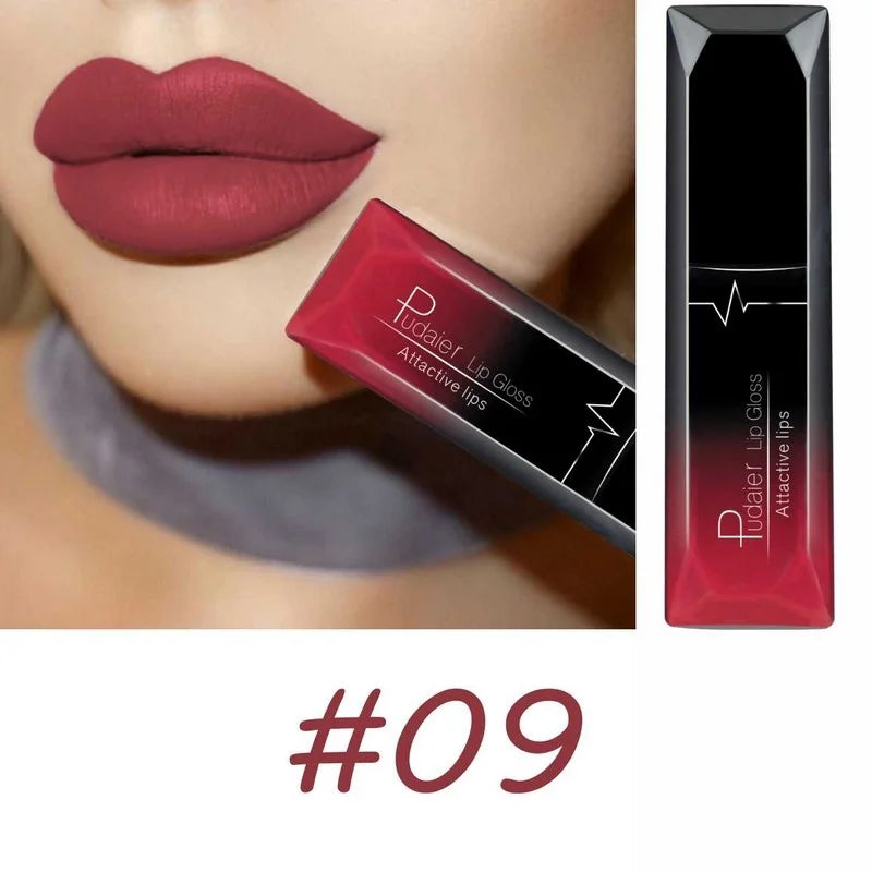 17 Color Sexy Matte Long Lasting Lip gloss Liquid Lipstick