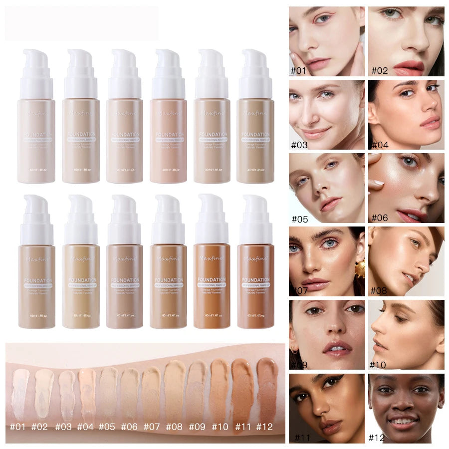 Liquid Foundation Effective Concealer Waterproof Sweat-resistant Makeup