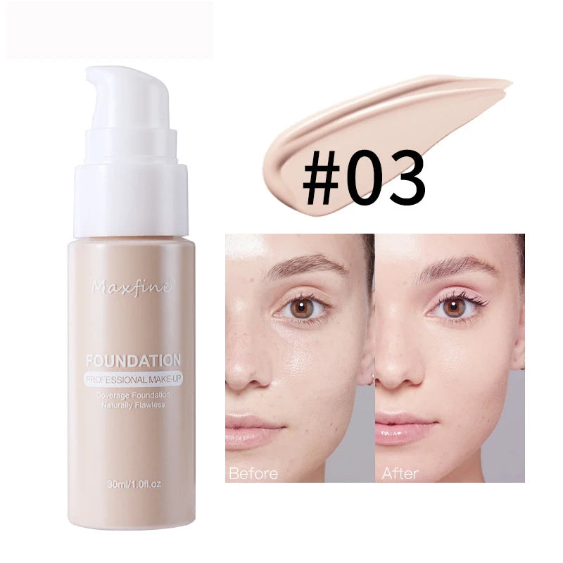 Liquid Foundation Effective Concealer Waterproof Sweat-resistant Makeup