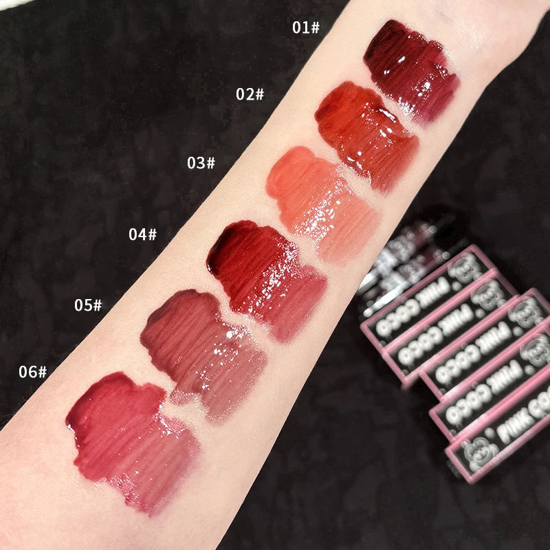 Lip gloss Black Mirror Glass Water Light Clear Lip Glaze