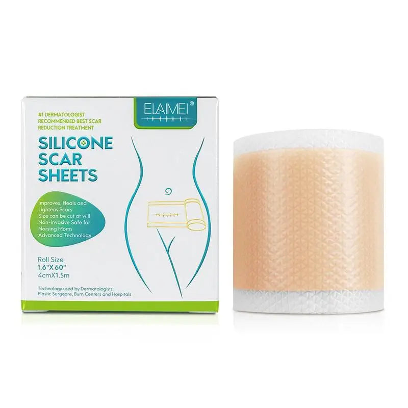 150cm Silicone Gel Scar Sheet Patch Treatment Removal Tape Acne Trauma Burn Scar Cover Skin Repair