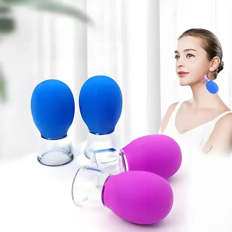 Silicone Cupping Massage Cup For Body Face Neck
Eye Massager Vacuum Tank Body Facial Care, Anti-aging Beauty Tool