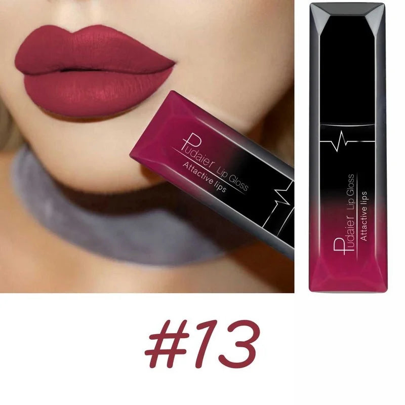 17 Color Sexy Matte Long Lasting Lip gloss Liquid Lipstick