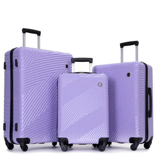 Hardshell Luggage Set,3 Piece Hardside Suitcases with Spinner Wheel
Lightweight Carry-on luggage 20" 24" 28"