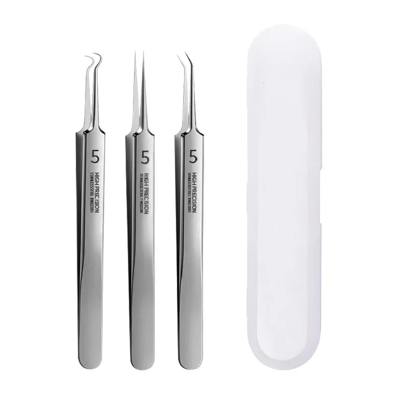 Pimples Blackhead Clip Tweezers Special Blackhead Remove r Acne Needle Tool