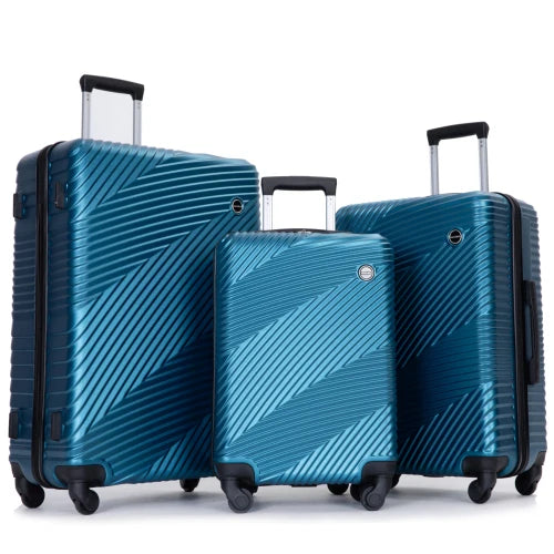 Hardshell Luggage Set,3 Piece Hardside Suitcases with Spinner Wheel
Lightweight Carry-on luggage 20" 24" 28"