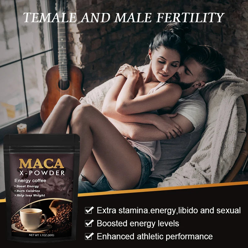 Maca Root Coffee- Natural Energy Supplement,Supports
Athletic Performance and Motivation,Builds Muscle and Strengthens