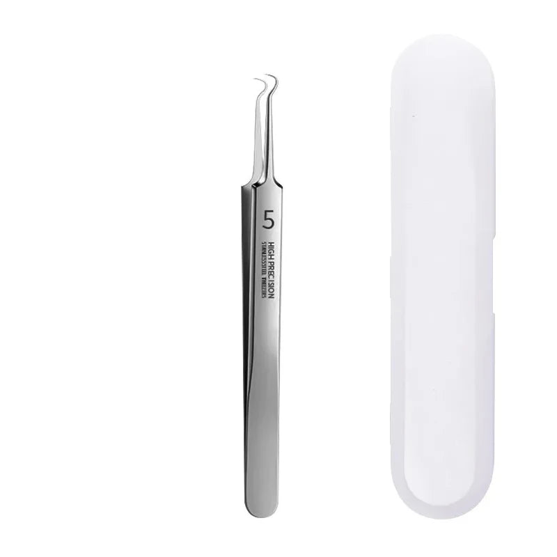 Pimples Blackhead Clip Tweezers Special Blackhead Remove r Acne Needle Tool