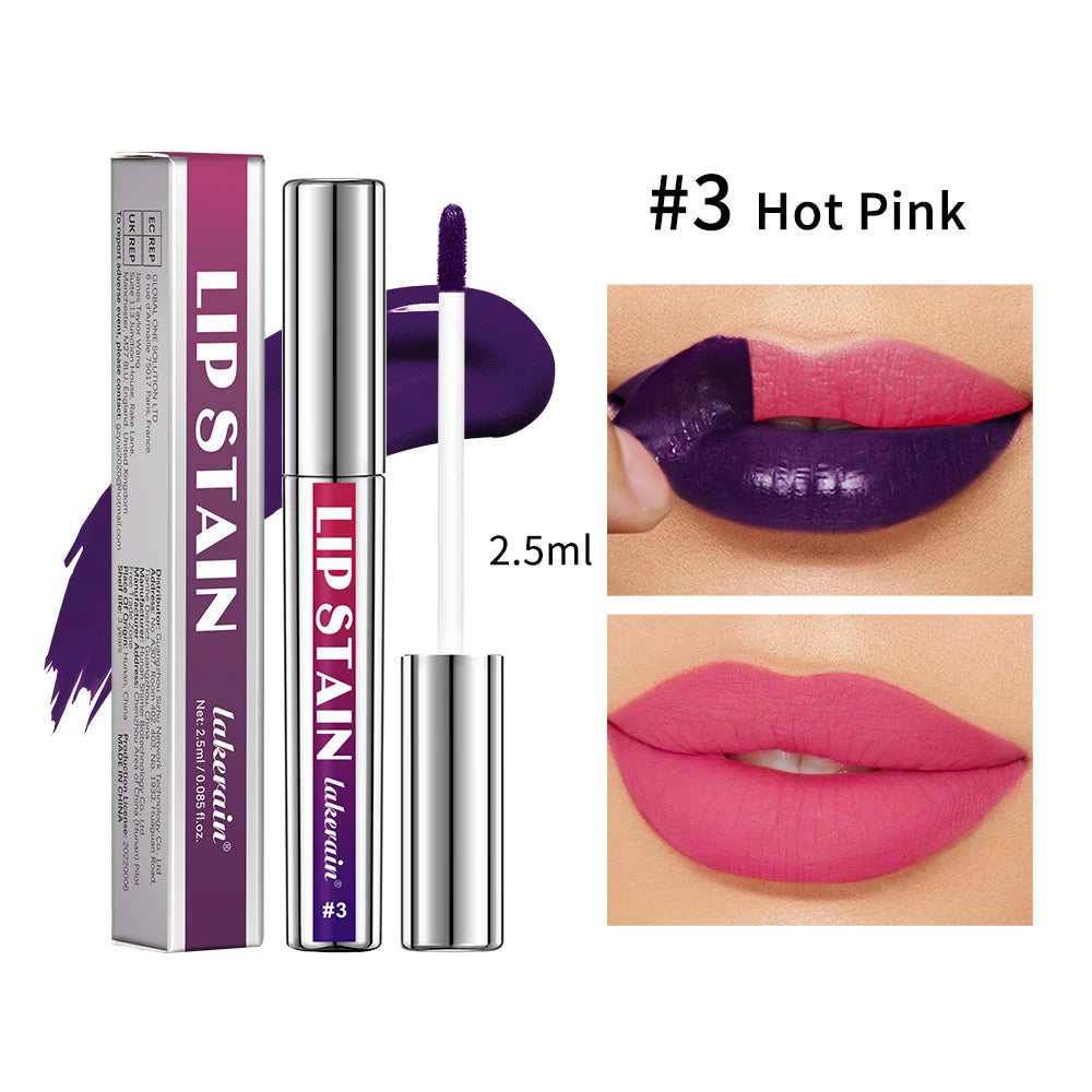 Long Lasting Lip Inks Matte Lip Tint Peel Off Liquid Lipstick Waterproof Makeup