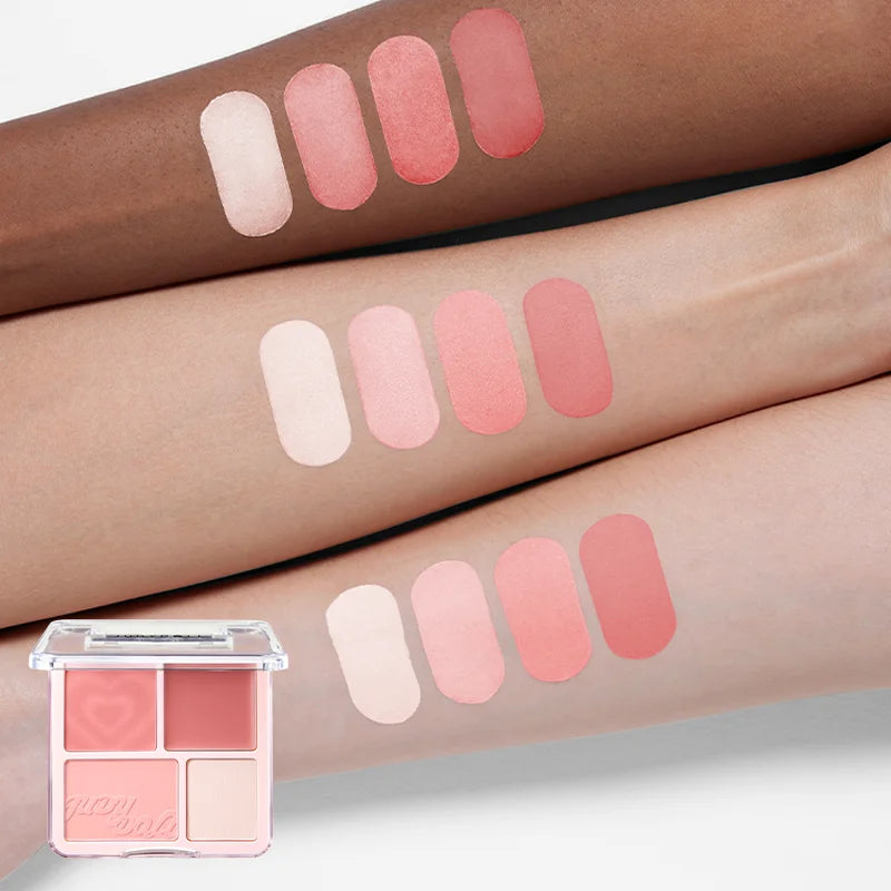Judydoll Orange Blush Highlight Palette Blush Cream
Blush Palette Expanding Color Matte Highlight Brightening Face Makeup