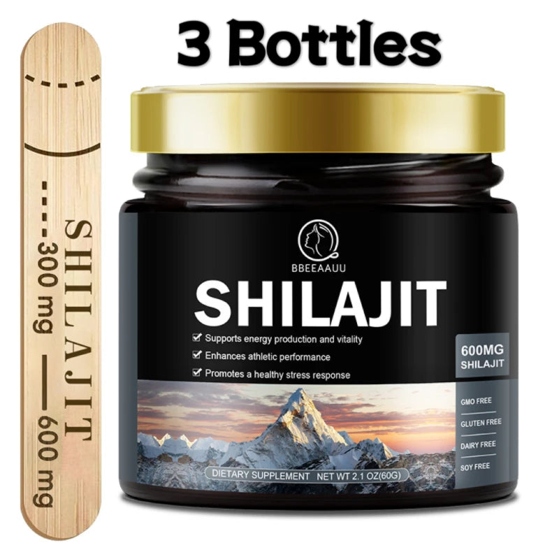 60g 100% Himalaya Pure Shilajit Resin Original Mineral Health Supplement
Non-GMO Brain Memory Cognitive Energy Health