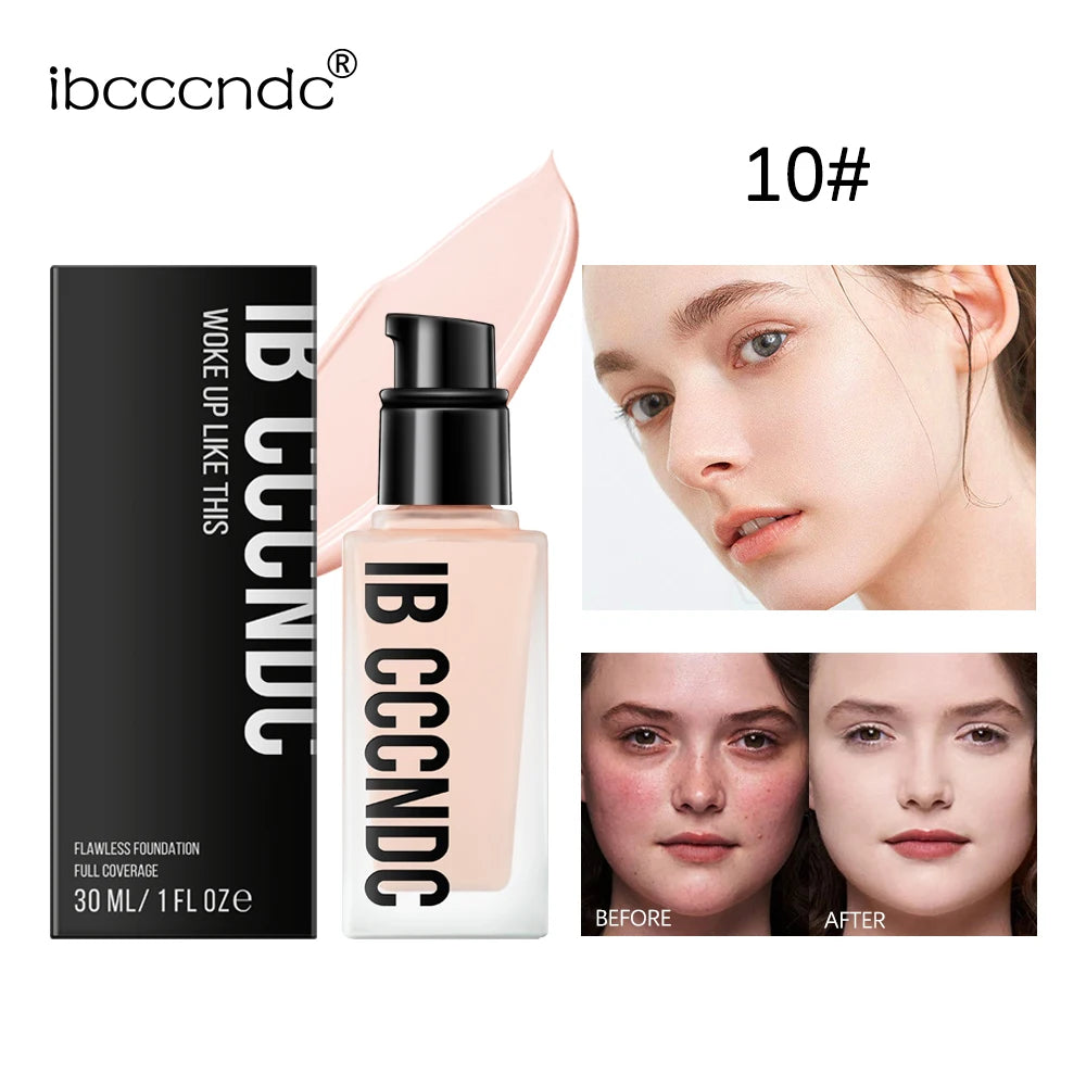 Flawless All Day 6 Color Waterproof Concealer Foundation Full Coverage Long Lasting Moisturizing