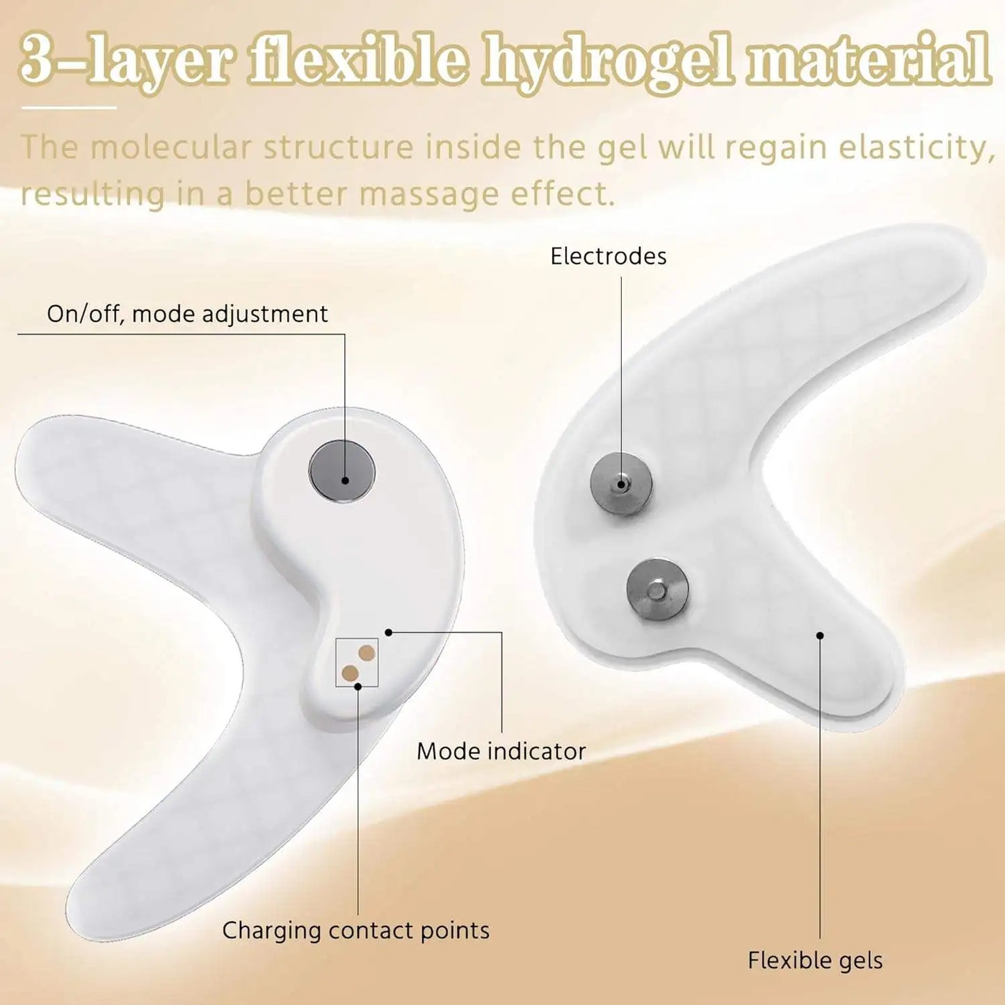 Ems Micro Current Mini Eye Beauty Device Red Light Therapy Under Eye Massager