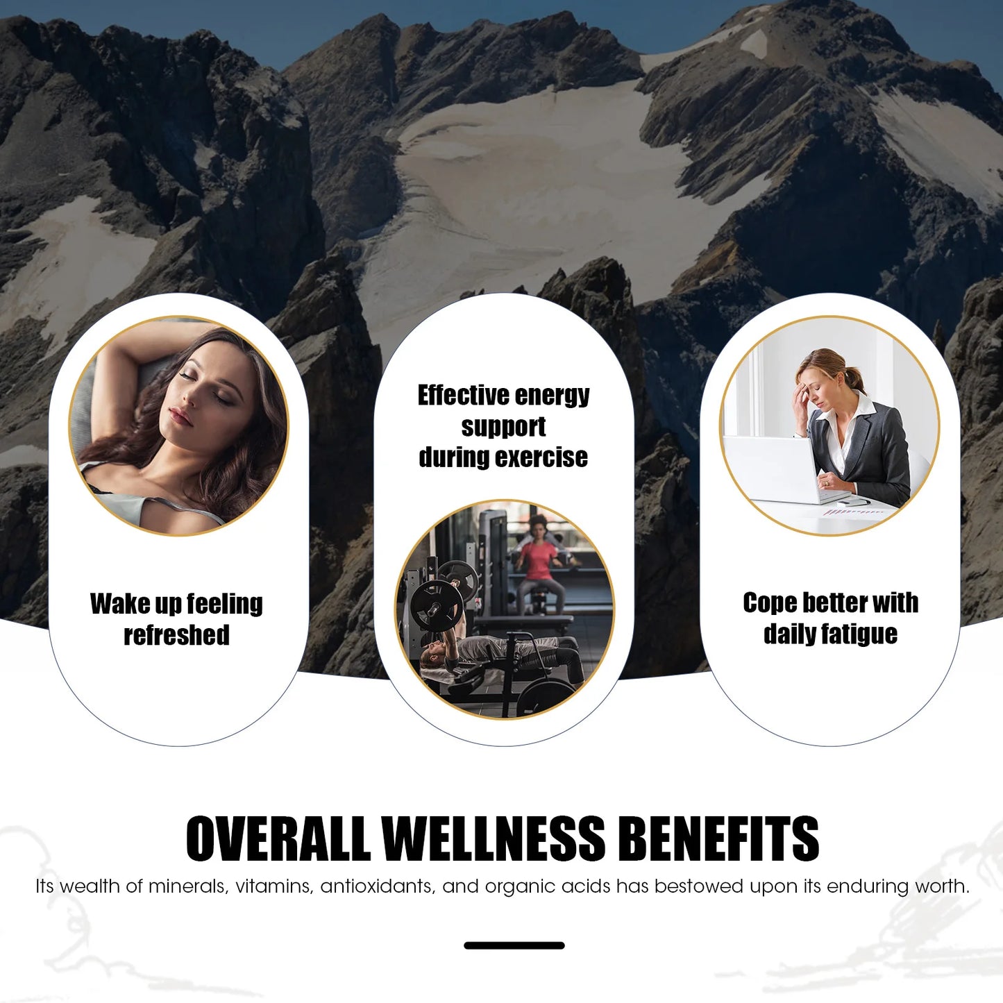 Pure Shilajit Supplement for Men & Women –
85+ Trace Minerals & Fulvic Acid - Energy, Brain, Immunity – Himalaya Shilajit Resin