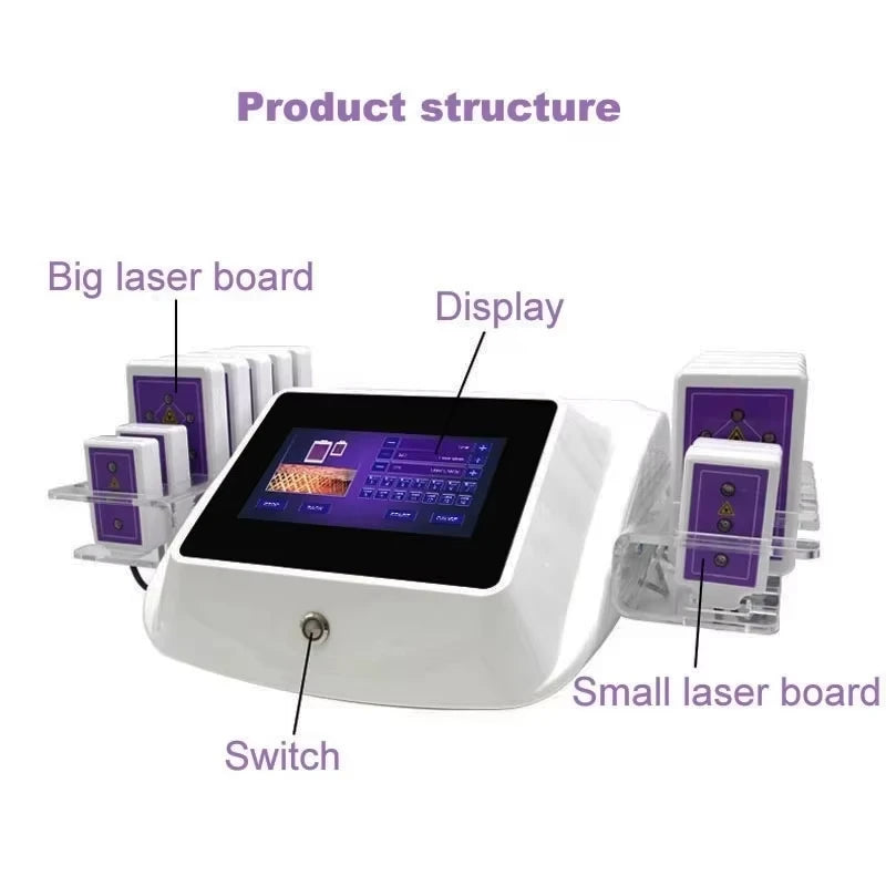 Portable Body Contouring Machine Red Light Laser Treatment Machine
Fat Burner Microcurrent Skin Tightening Machine
