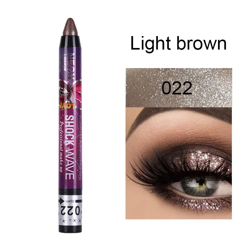 2 In 1 Eyeshadow Lipstick Stick Pencil
Waterproof Glitter Matte Eye Shadow Makeup Pigment Eyeshadow Pen
