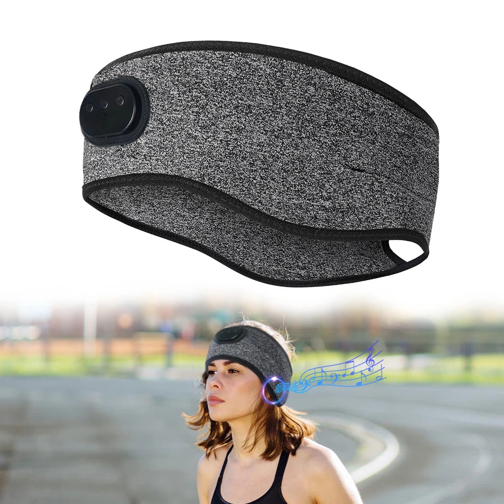 Bluetooth-compatible 5.2 Wireless Stereo Headset
Side Sleeper Eye Mask Sport Hollowing Out Headband Music Earphones