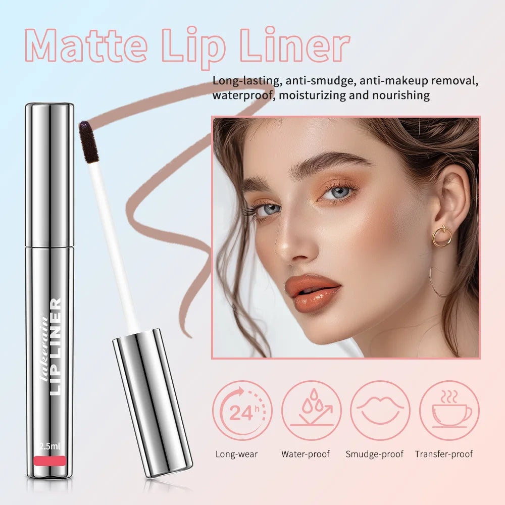 Waterproof Lip Liner Peel Off Tattoo Lipgloss Long Lasting Matte Lips Stain Cosmetic