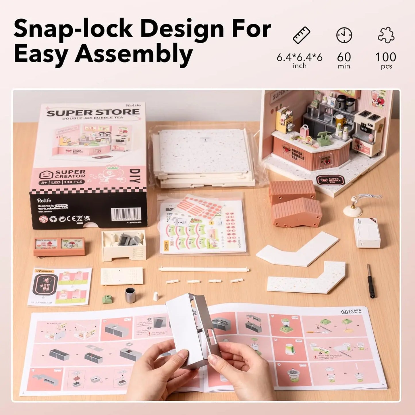 3D Puzzle DIY Miniature dollhouse kit