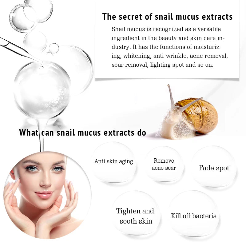Snail Caviar Hyaluronic Acid Serum For Face