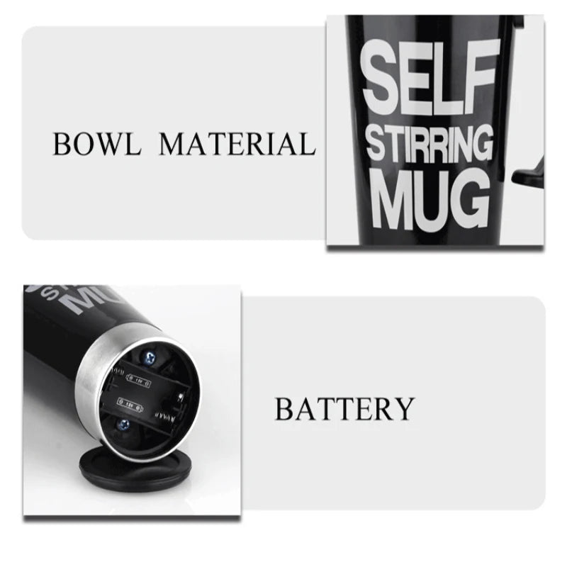 Automatic Stirring Electric Mixing Cup 450ML Self Stirring Mug
Stainless Steel Thermal Smart Double Insulated Cup