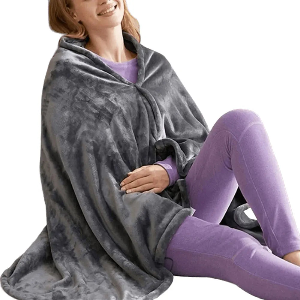 USB Electric Heated Blanket 3 Heating Levels Fleece Heated Blanket