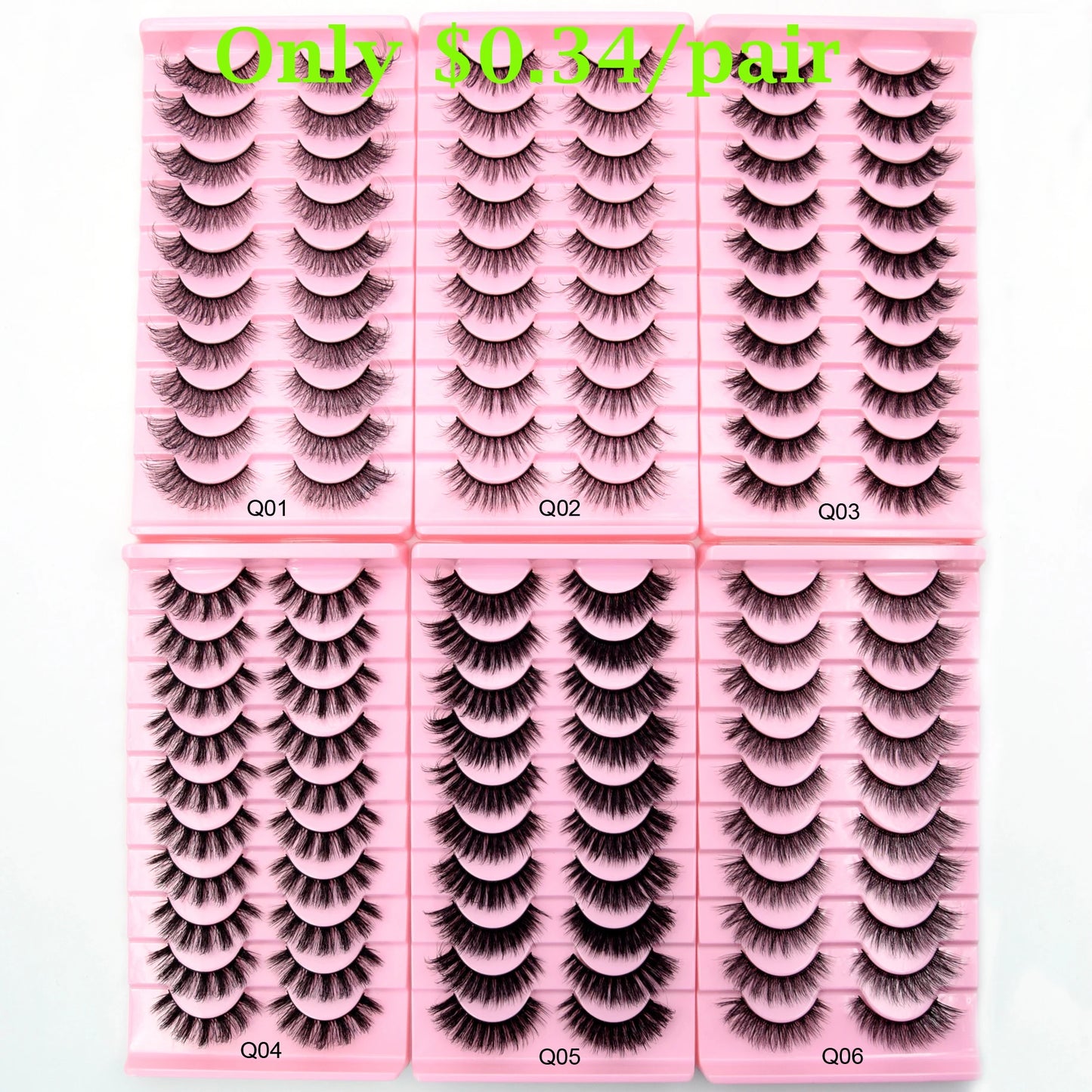 Mink Eyelashes 3D Mink Hair False Eyelashes