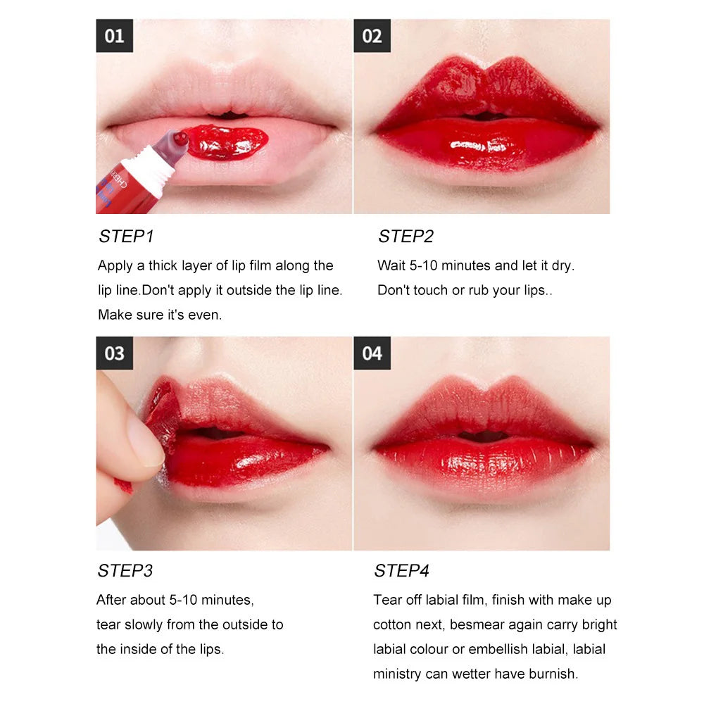 Amazing Peel Off Liquid Lipstick Waterproof Long Lasting Lip Gloss Moisturizing Lip Stain