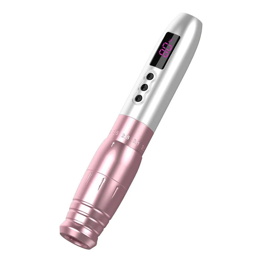 AIR Pro Wireless Battery Permanent Makeup Pen Machine for
PMU SMP&TATTOO Adjustable Stroke for Cartridge Tattoo Needles