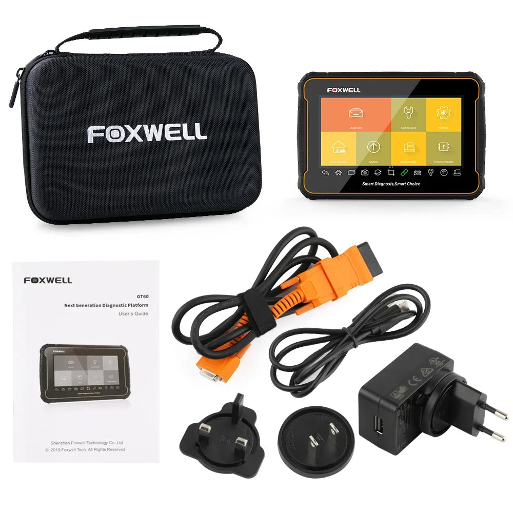 GT60 Professional
OBD2 Automotivo Scanner
24+ Reset ABS SAS TPMS Reset ODB 2 OBD2 Scanner All System Diagnostic Tool