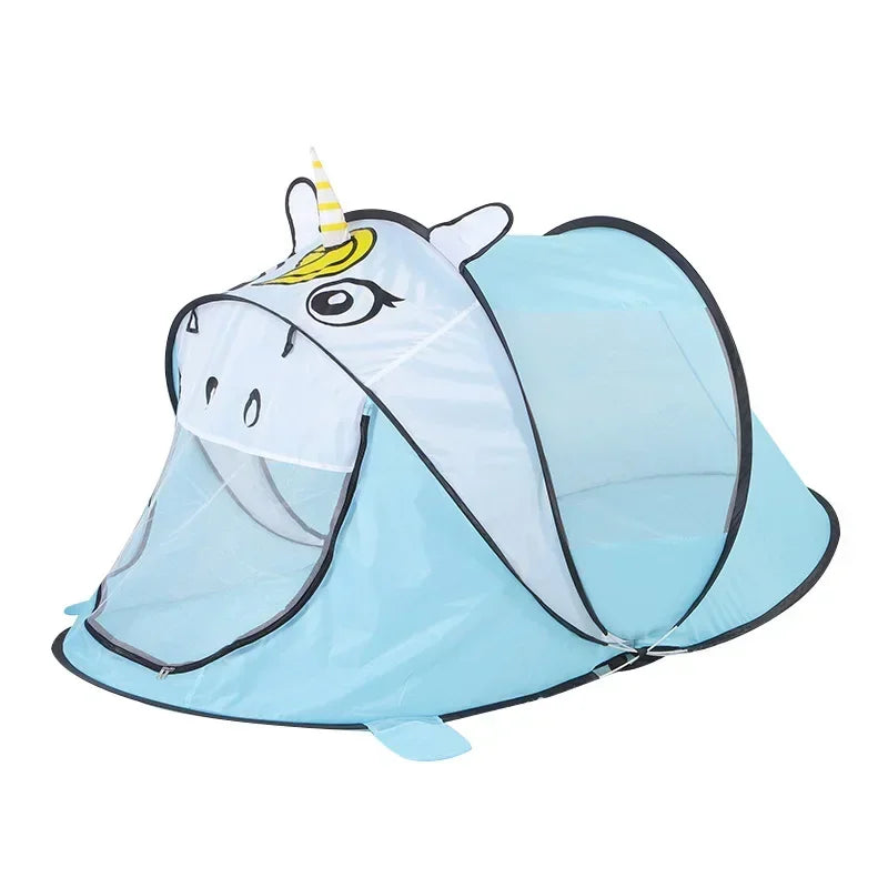 New Portable Tiger kids' Tent Cartoon Animal Children
Play House Outdoors Pop Up Toy Tent Indoor Net Baby Ball Pit Pool Dropship