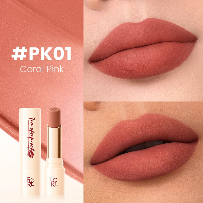Lightweight Matte Lipstick Waterproof Transfer proof
Lip Balm High Pigmented Moisturizing Lip Tints Makeup Cosmetics