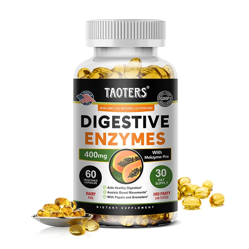 Digestive enzyme supplements Immune system support and healthy digestion