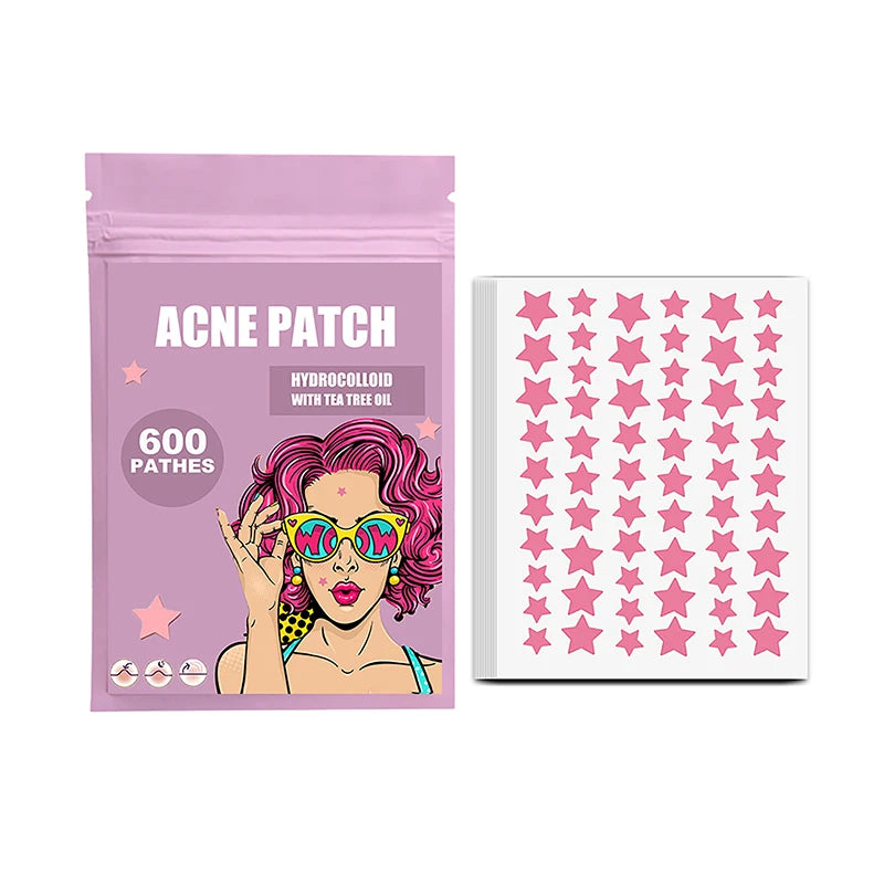 300/600/1200 PCS/SET Star Pimple Patch Acne Colorful
Invisible Acne Removal Skin Care Stickers Concealer Face Spot Beauty