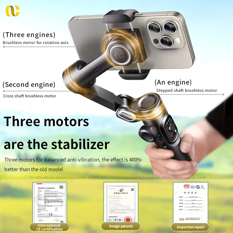 Smart XE 3-Axis Handheld Gimbal Stabilizer for Smartphone iPhone