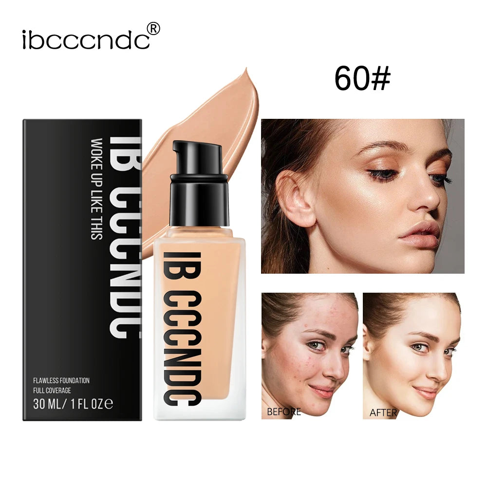 Flawless All Day 6 Color Waterproof Concealer Foundation Full Coverage Long Lasting Moisturizing