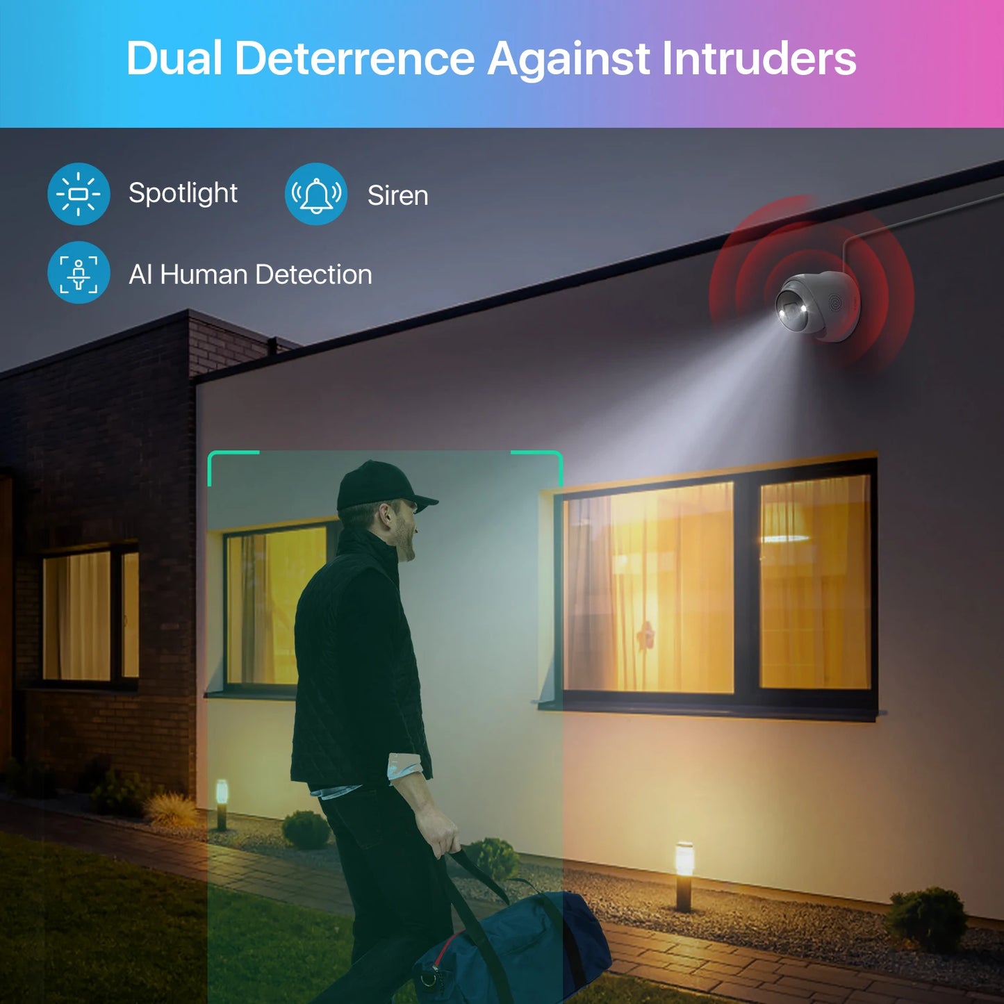 Dome PoE Camera Outdoor 2-Way Audio